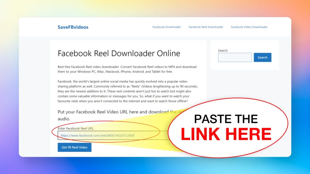 Facebook Reel Downloader Online